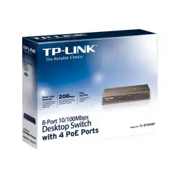 TP-LINK 8 port 10 - 100M PoE Switch (TL-SF1008P)_4